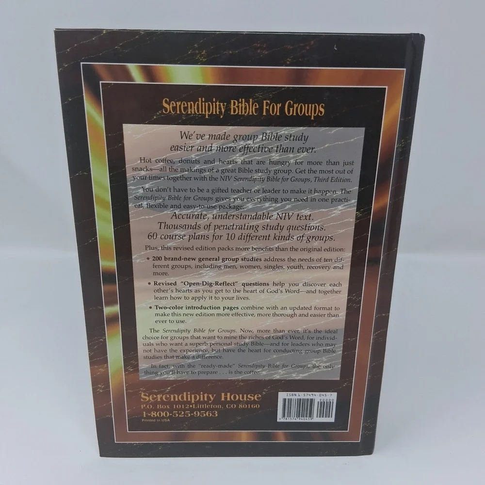 Serendipity Bible for Groups Third Edition New International Version NIV‎